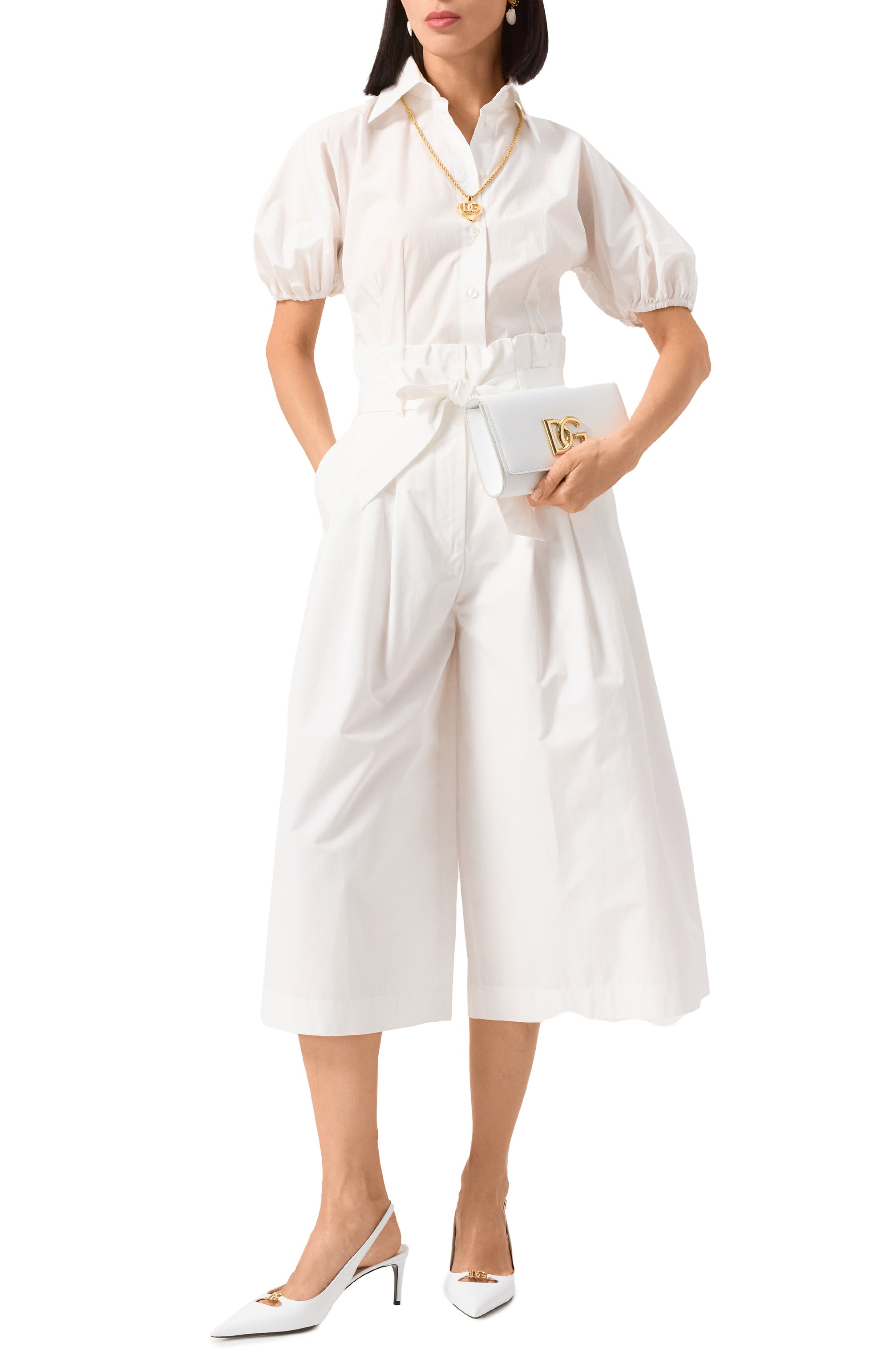 Клатч 3.5 DOLCE & GABBANA белого цвета по цене 119500 руб., арт. BB9580_BE9580/AW576_1, фото 7 Клатч 3.5 DOLCE & GABBANA, арт. BB9580_BE9580/AW576_1, фото 7