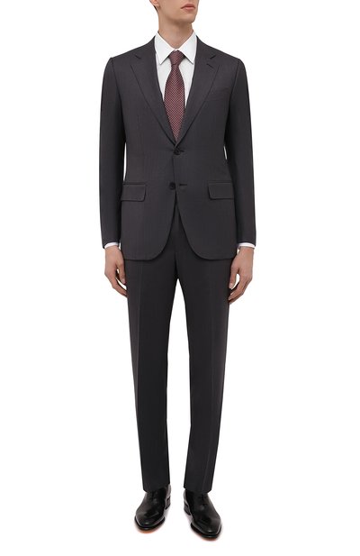 Кожаные оксфорды carter SANTONI, арт. MCCG16229MC1HVVDN01, фото 2