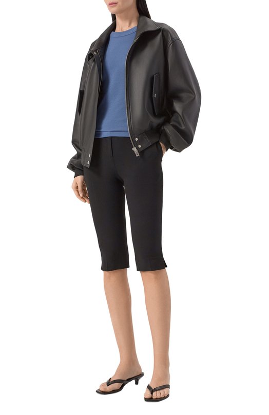 Майка из хлопка и шелка 12 STOREEZ 136696 Голубой  136696 Фото 2