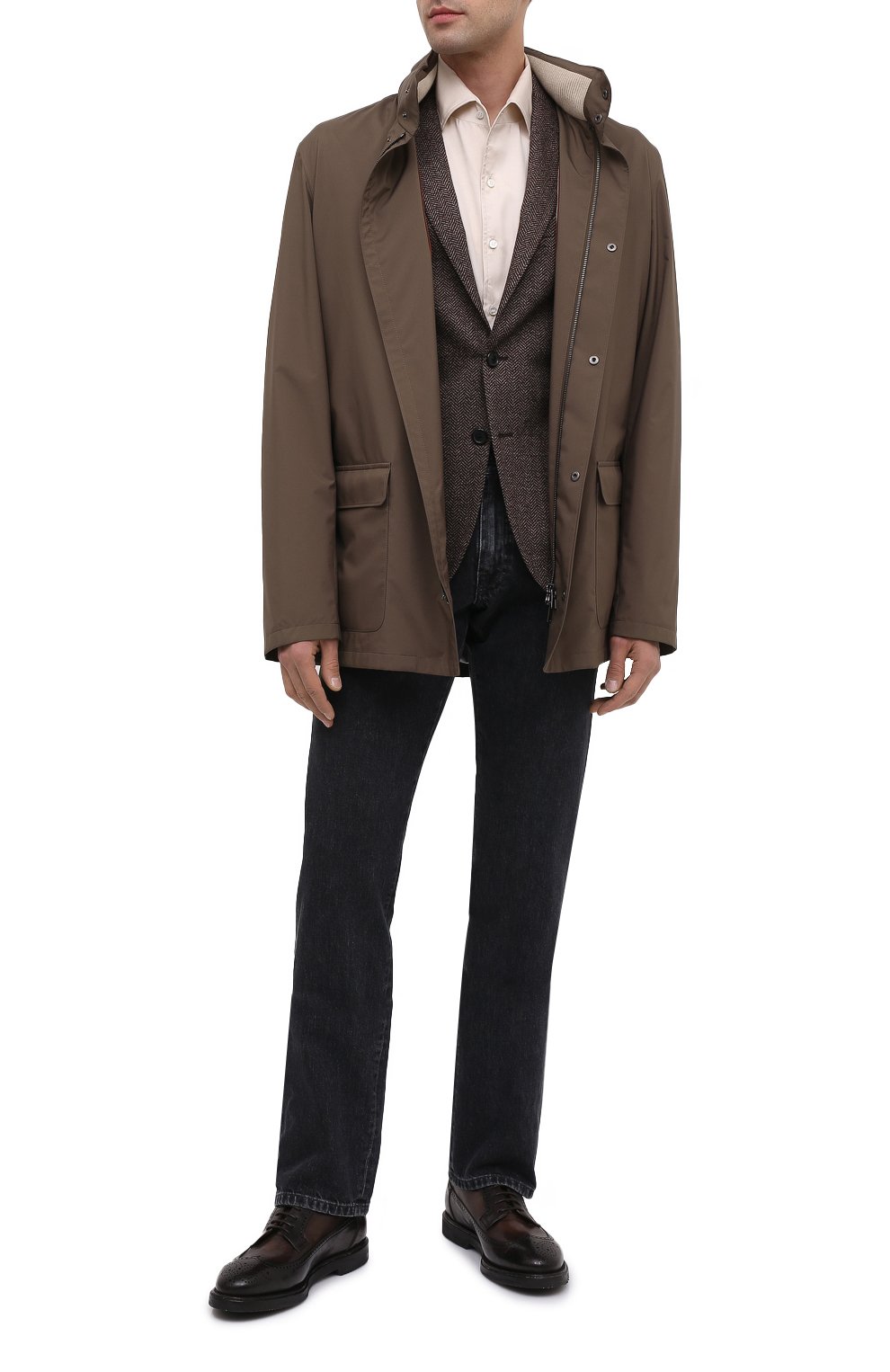 Пиджак из хлопка и шерсти CORNELIANI, арт. 86X213-0816810/90, фото 2