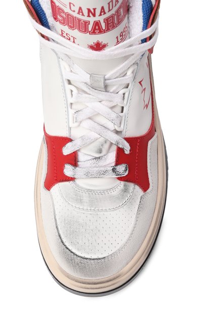 Кожаные кеды DSQUARED2, арт. 82782/VAR1_001, фото 4