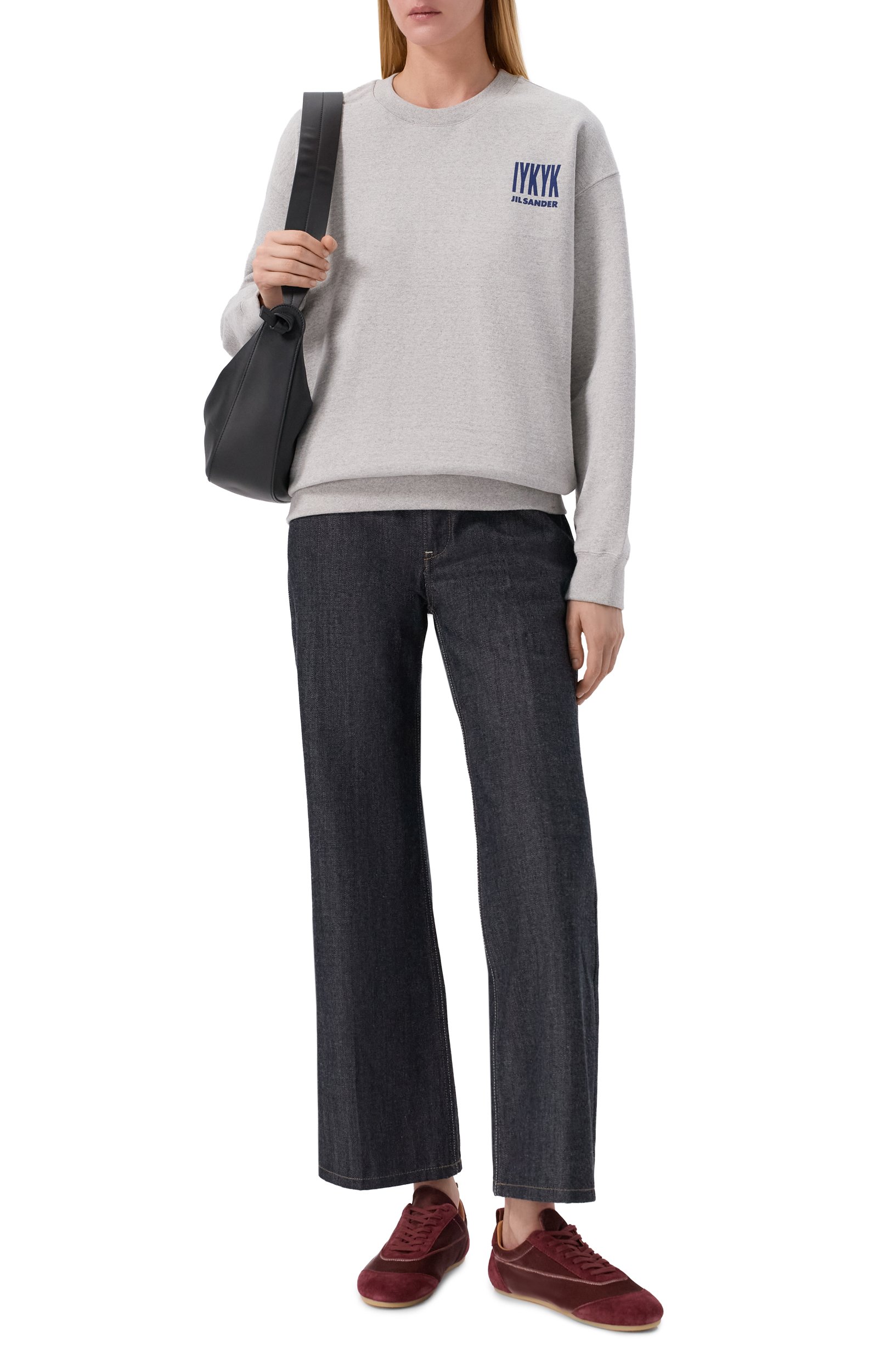 Хлопковый свитшот JIL SANDER, арт. J02GU0124/J20392, фото 2