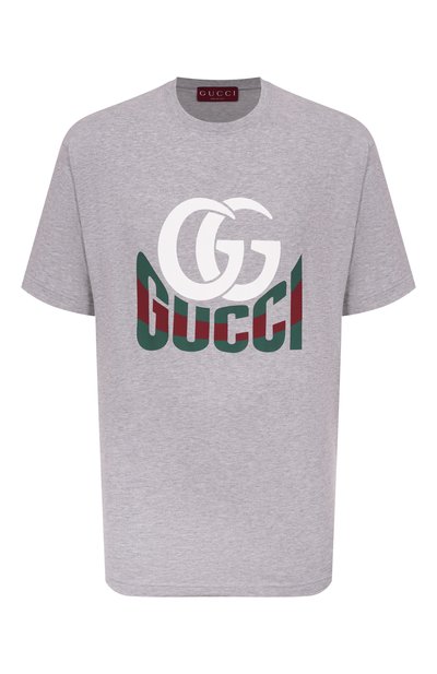 Мужская хлопковая футболка GUCCI, арт. 796395/XJGQ7