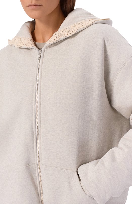 Хлопковая толстовка Magda Butrym 238725 Серый  238725 Фото 5