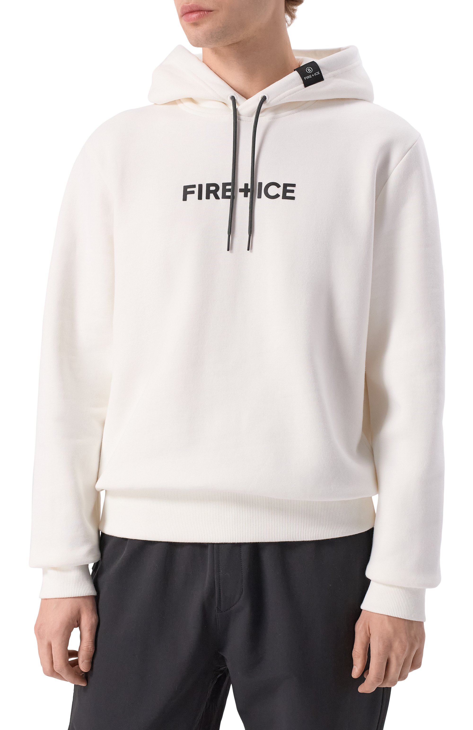 Хлопковое худи BOGNER FIRE+ICE белого цвета по цене 20200 руб., арт. 84347240, фото 3 Хлопковое худи BOGNER FIRE+ICE, арт. 84347240, фото 3