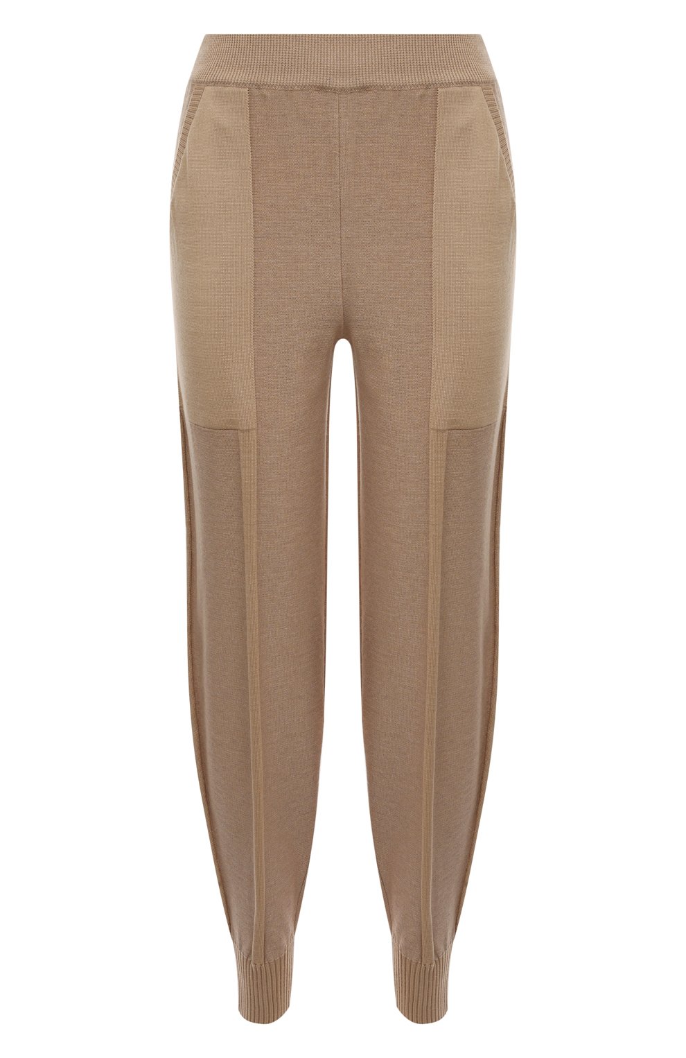 Джоггеры из шерсти и вискозы AND THE BRAND бежевого цвета по цене 47040 руб., арт. W23-P018-1202-102, фото 1 Джоггеры из шерсти и вискозы AND THE BRAND, арт. W23-P018-1202-102, фото 1