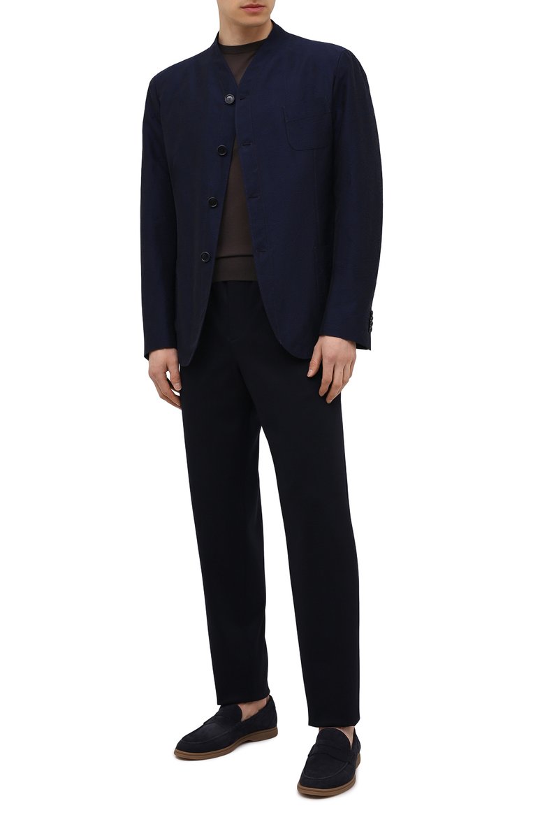 Пиджак из хлопка и вискозы GIORGIO ARMANI, арт. 1SGGG0N7/T02LD, фото 2