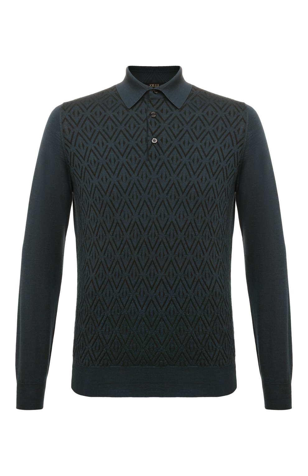 Поло из шерсти и шелка ZILLI, арт. KBP001M0230VRHB00, фото 1