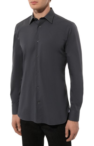 Хлопковая рубашка GIAMPAOLO, арт. 908/41264, фото 3