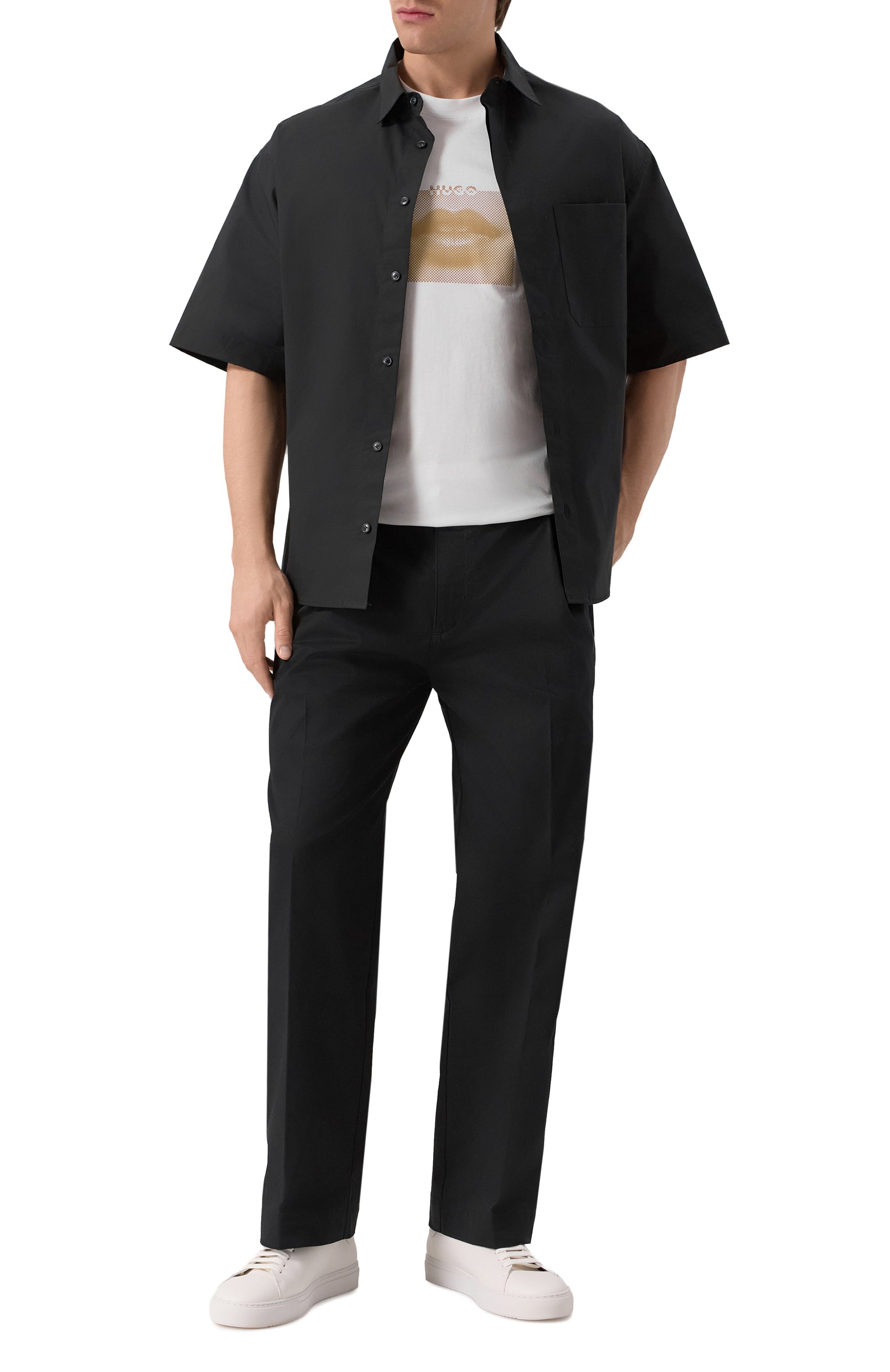 Хлопковые брюки HUGO BLUE, арт. 50544758, фото 2