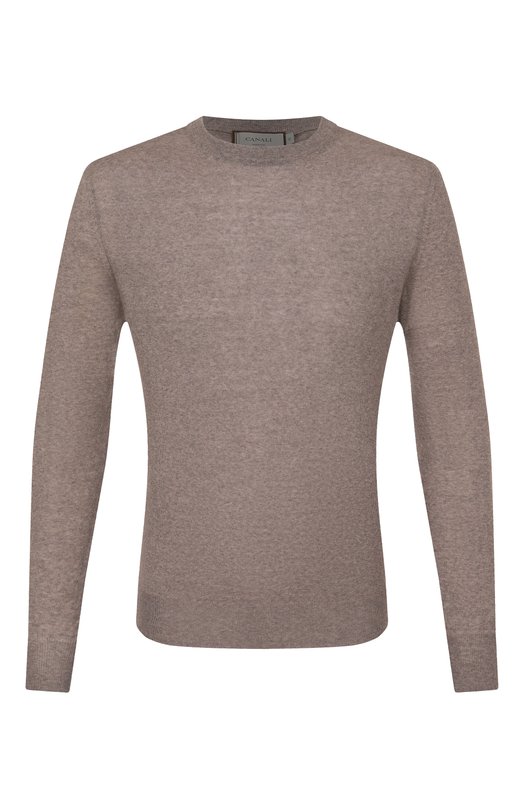 Шерстяной джемпер Canali C0012/MK01149 Коричневый C0012/MK01149