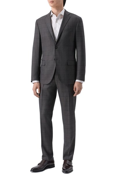 Кожаные монки BARRETT бордового цвета по цене 87300 руб., арт. 192U046.17/BETIS CREAM, фото 2 Кожаные монки BARRETT, арт. 192U046.17/BETIS CREAM, фото 2