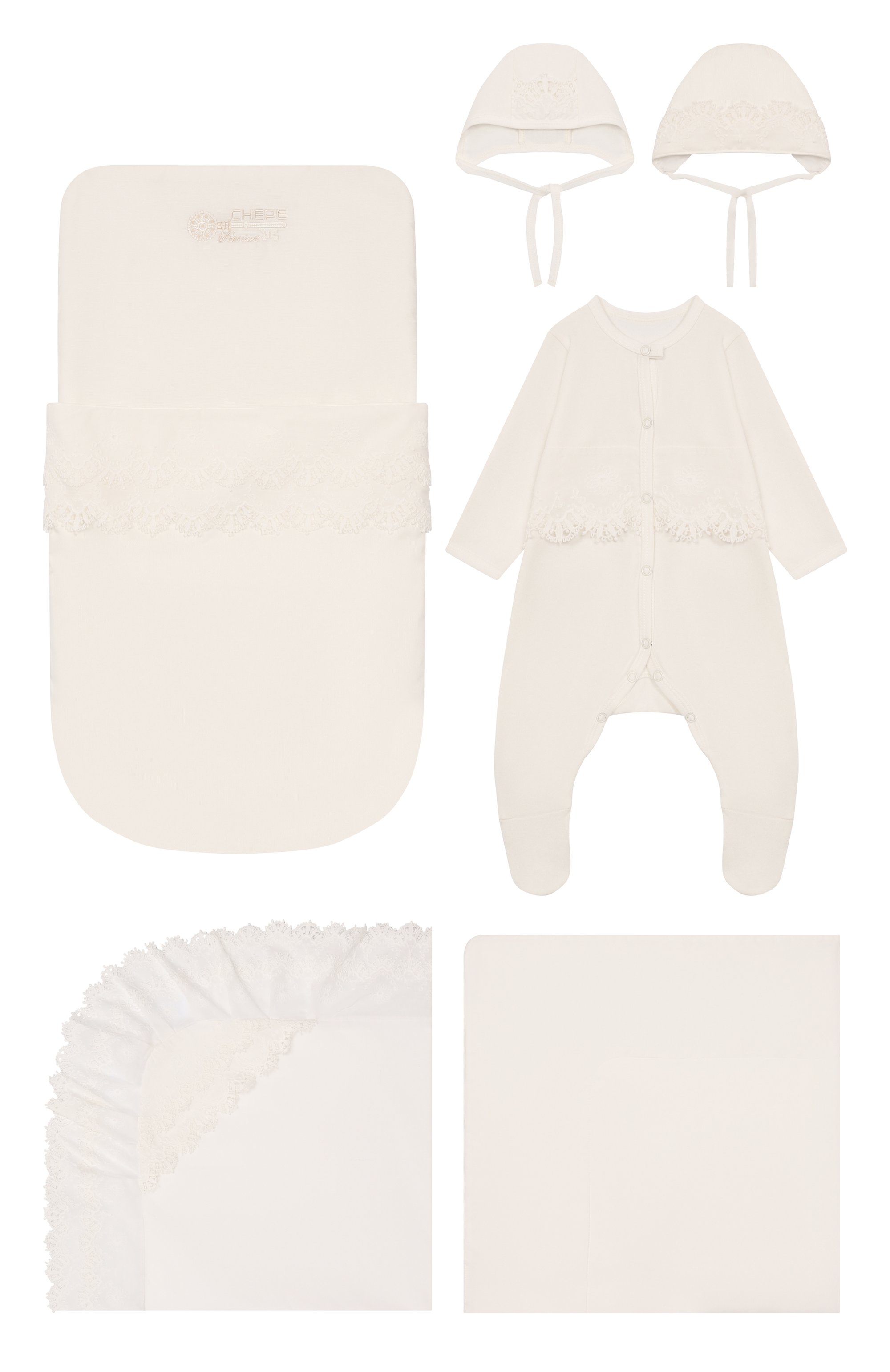 Комплект на выписку лебедушка CHEPE, арт. 071243, фото 1