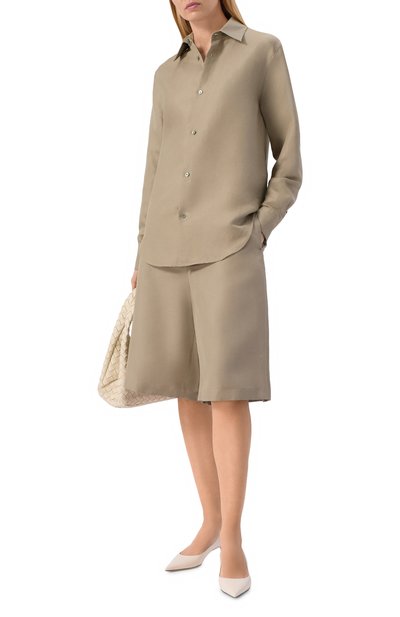 Женская рубашка изо льна и шелка MVST, арт. M26.2PW.B013/F123 LIN0 SETA