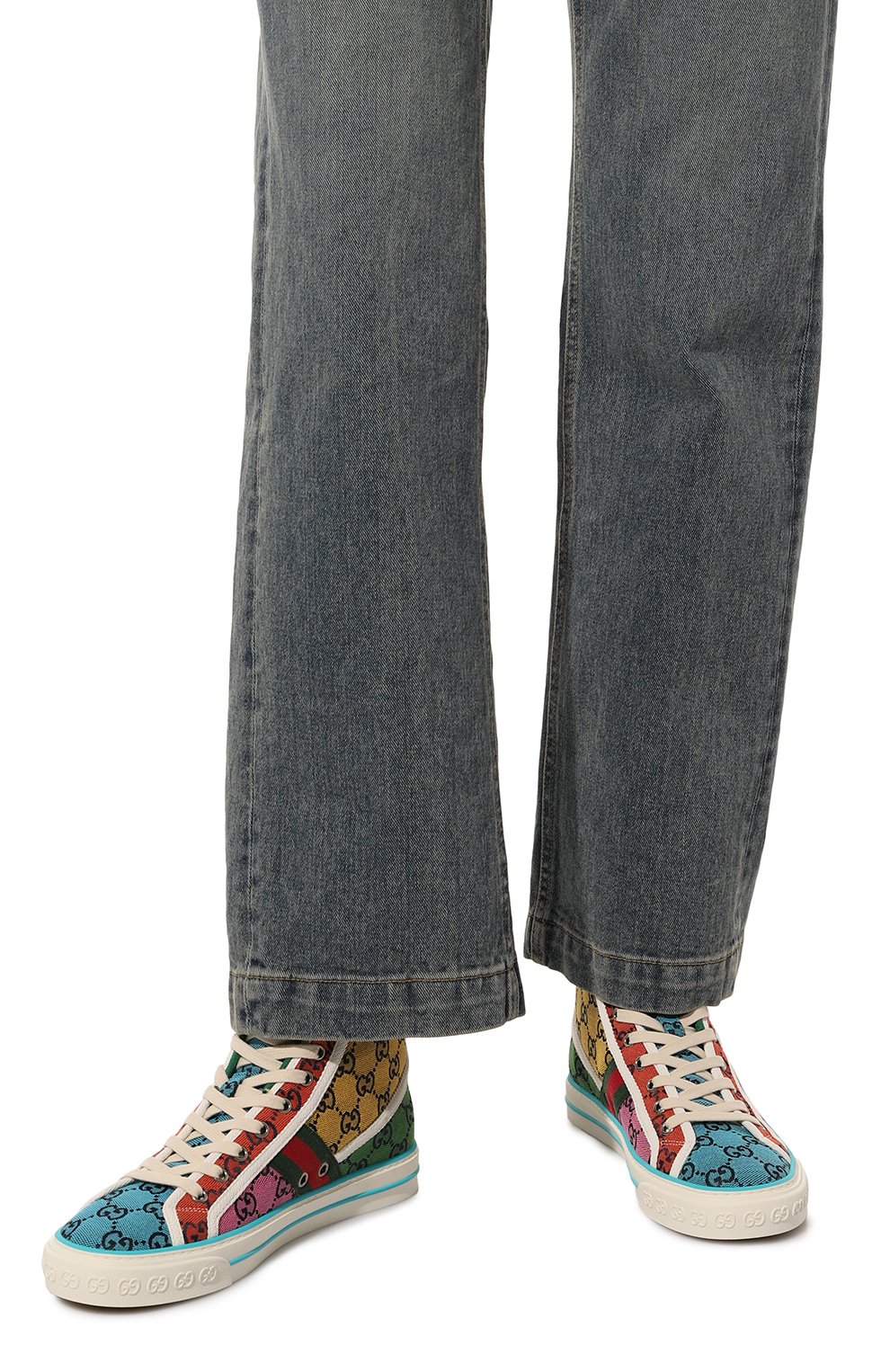 Текстильные кеды tennis 1977 GUCCI, арт. 663679 2UZ60, фото 3