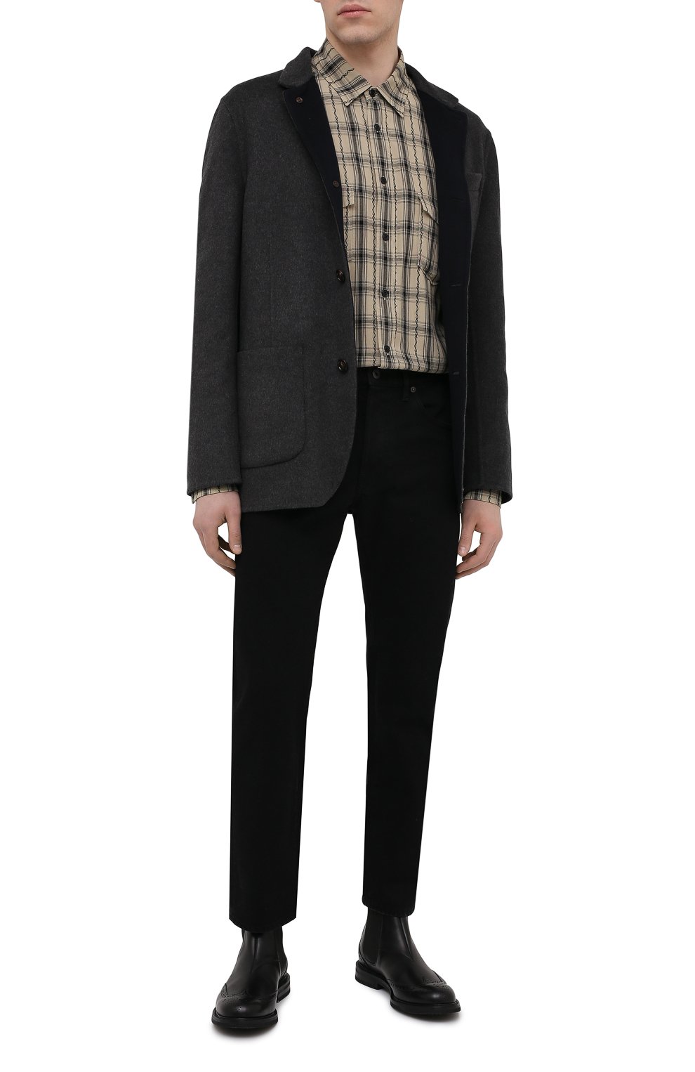 Пальто из шерсти викуньи BRUNELLO CUCINELLI темно-серого цвета по цене 2415000 руб., арт. MB4659923/VVIC, фото 2 Пальто из шерсти викуньи BRUNELLO CUCINELLI, арт. MB4659923/VVIC, фото 2