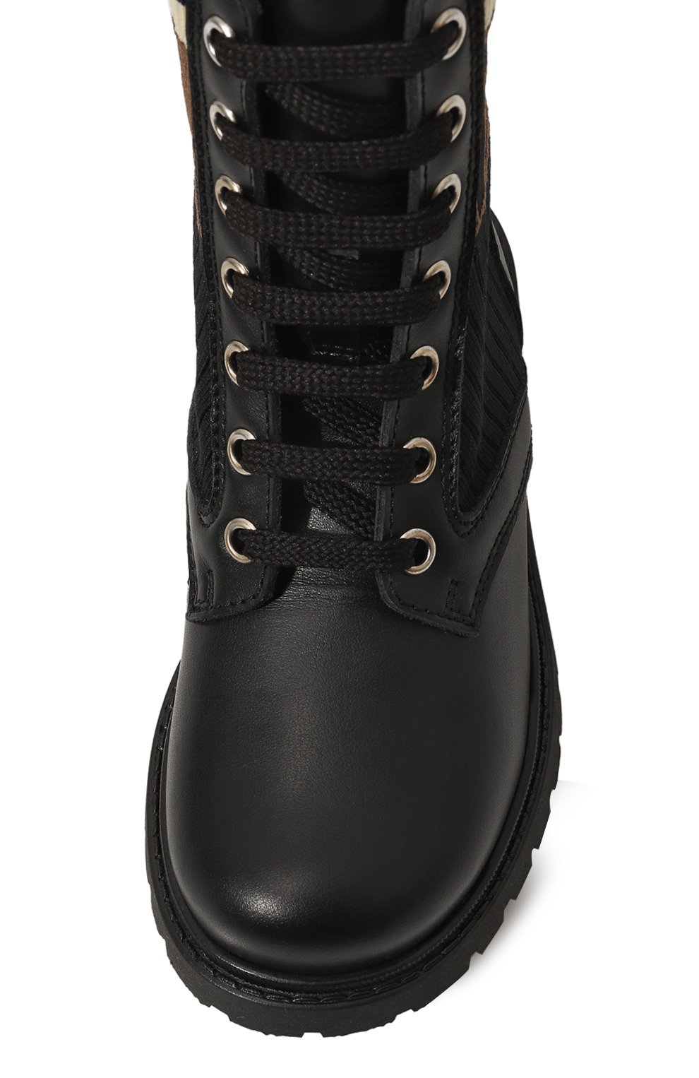 Кожаные ботинки FENDI, арт. JMR329/A8CU/28-31, фото 4