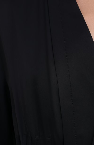Платье из вискозы JIL SANDER темно-синего цвета по цене 237500 руб., арт. JSWT506706-WT381500, фото 5 Платье из вискозы JIL SANDER, арт. JSWT506706-WT381500, фото 5