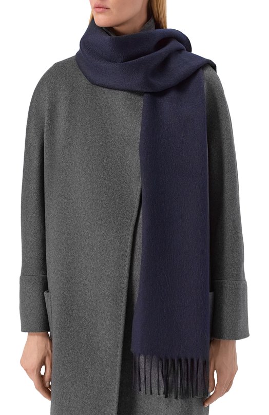 Шарф из кашемира и шерсти MVST S4/28X180/5246-DN11 Синий  S4/28X180/5246-DN11 Фото 2