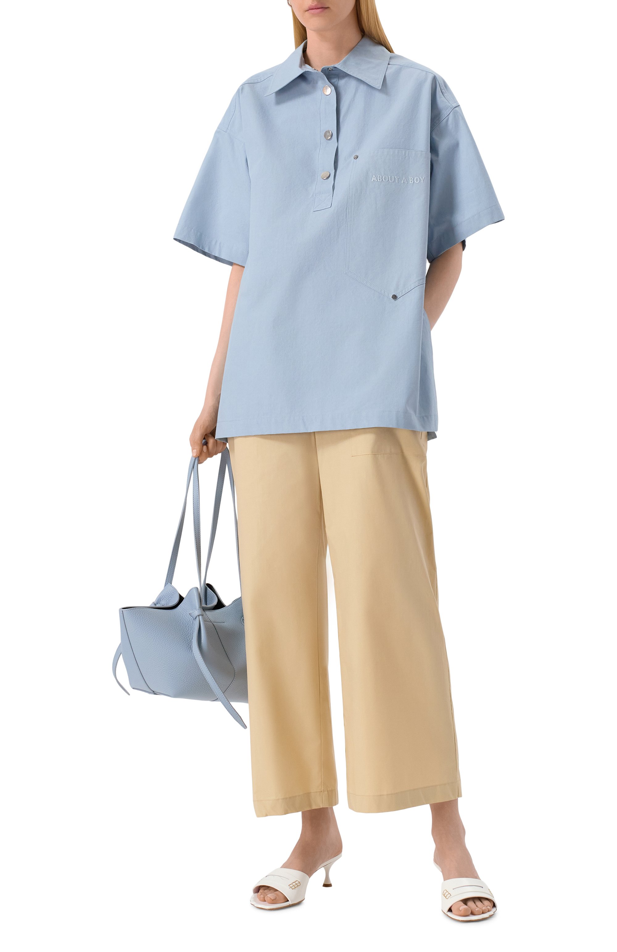 Хлопковое поло ERIKA CAVALLINI, арт. E5SL03, фото 2