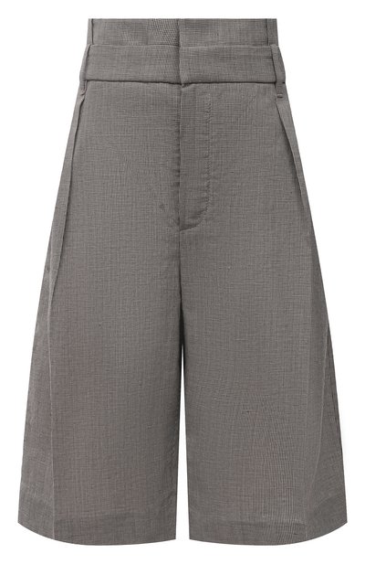 Женские шорты из шерсти и льна BRUNELLO CUCINELLI, арт. MH513P7593