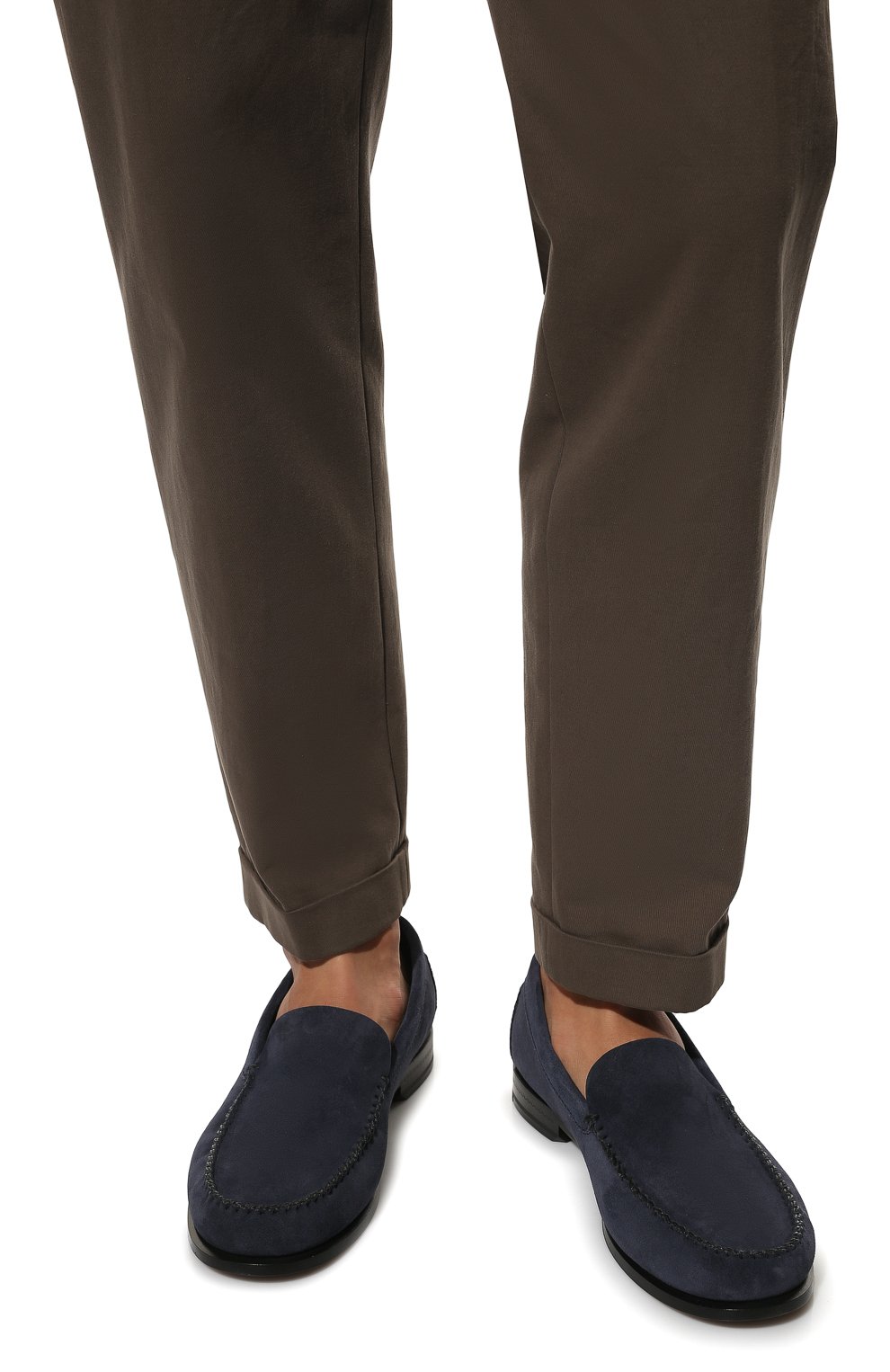 Замшевые лоферы ZEGNA, арт. A5422X-LHKUD, фото 3