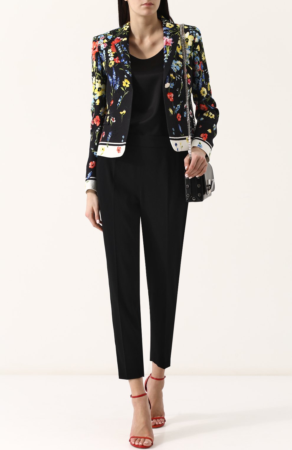 Укороченные однотонные брюки со стрелками ESCADA, арт. 5027094, фото 2