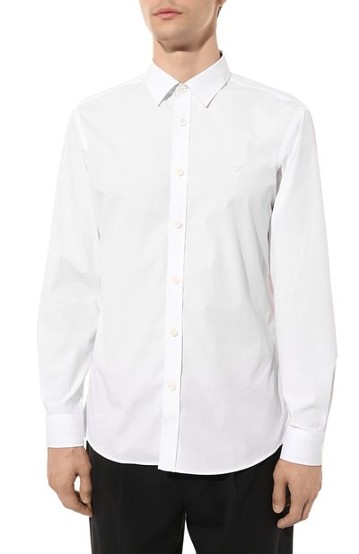 Хлопковая рубашка BURBERRY, арт. 8032308A1464, фото 3