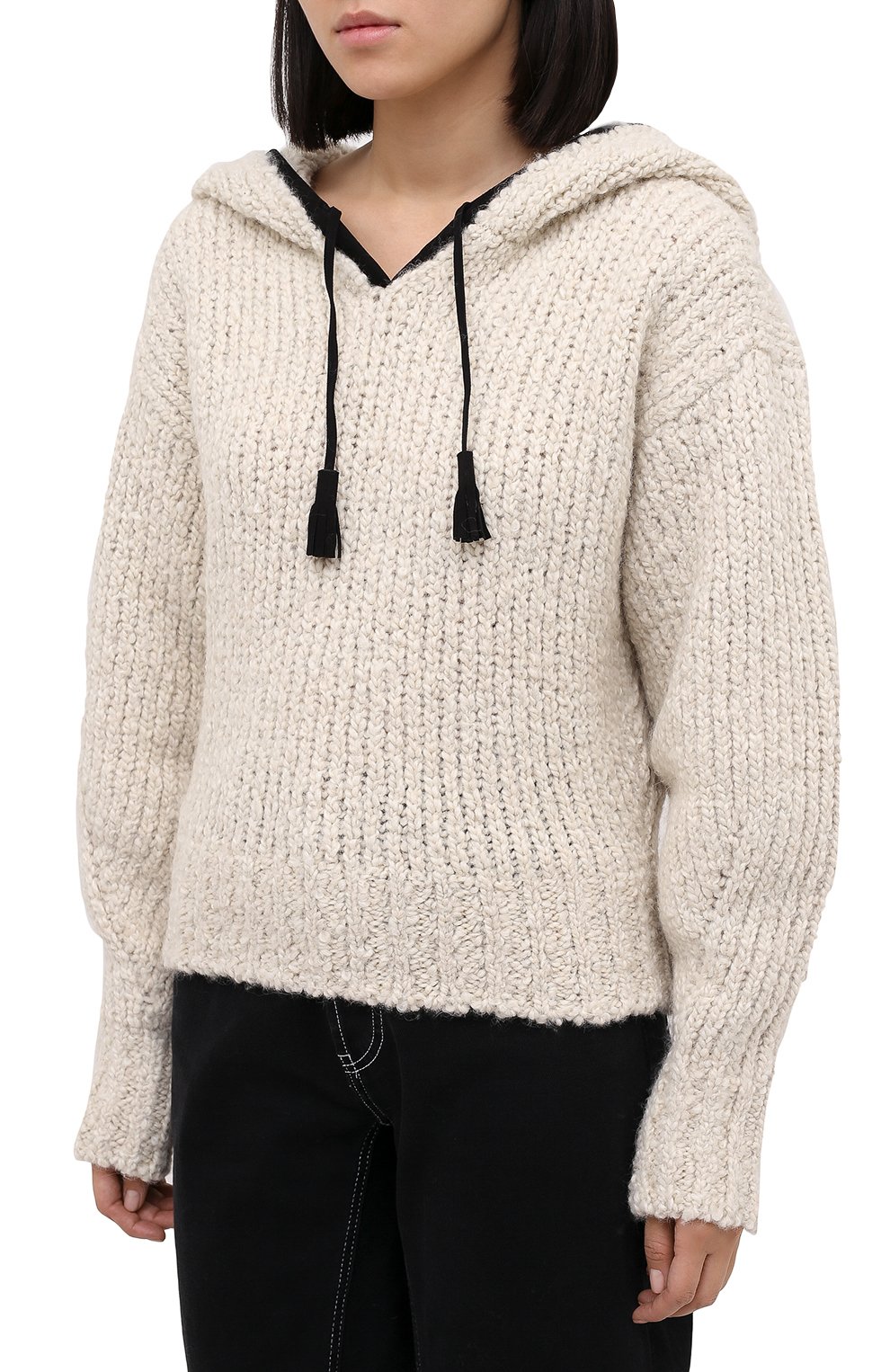 Шерстяное худи ISABEL MARANT, арт. PU1475-20H005I/ELEANA, фото 3
