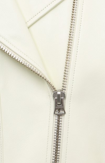 Кожаная куртка ACNE STUDIOS кремового цвета по цене 219000 руб., арт. A70066, фото 5 Кожаная куртка ACNE STUDIOS, арт. A70066, фото 5