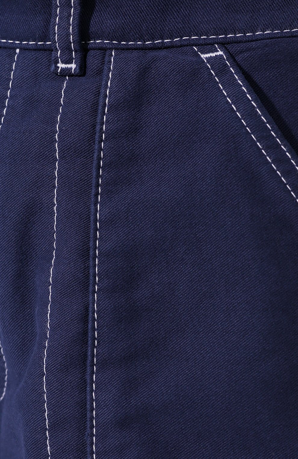 Джинсовые шорты CHLOÉ темно-синего цвета по цене 88100 руб., арт. CHC19ADS04046, фото 5 Джинсовые шорты CHLOÉ, арт. CHC19ADS04046, фото 5