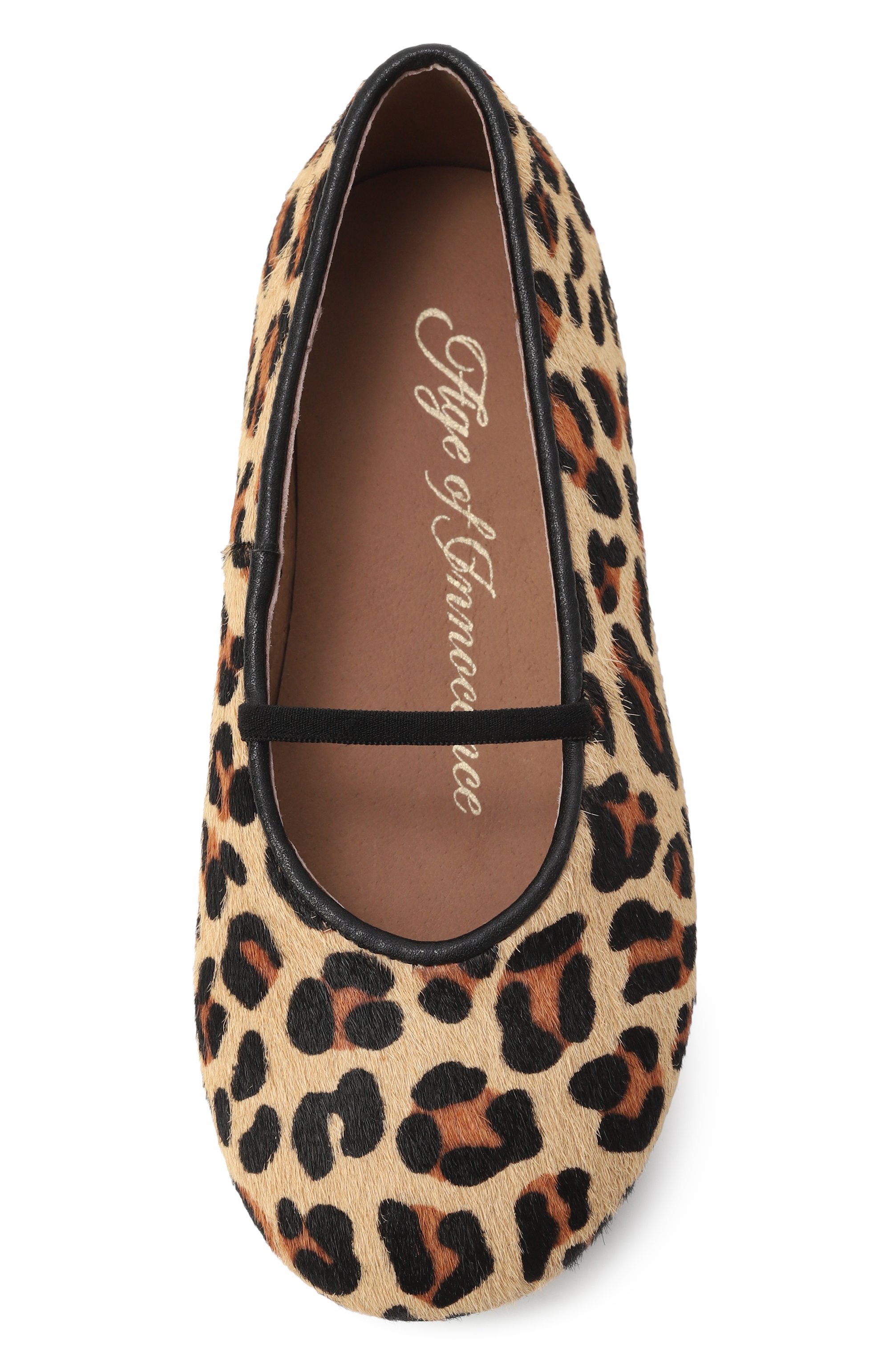 Кожаные балетки daphne AGE OF INNOCENCE, арт. 000483/DAPHNE ANIMAL PRINT/28, фото 4
