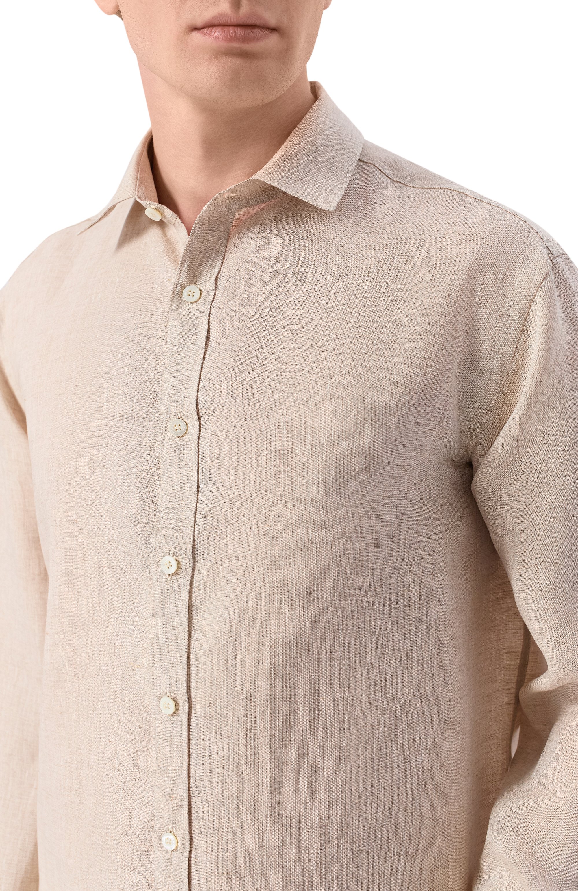 Льняная рубашка CANALI, арт. CSL7077/GL03099, фото 5