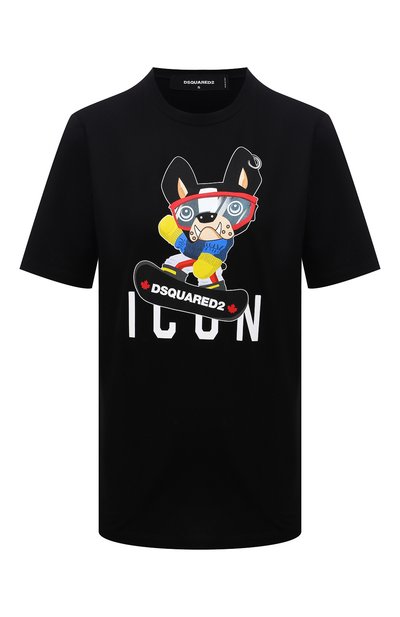 Женская хлопковая футболка DSQUARED2, арт. S80GC0031/S23009