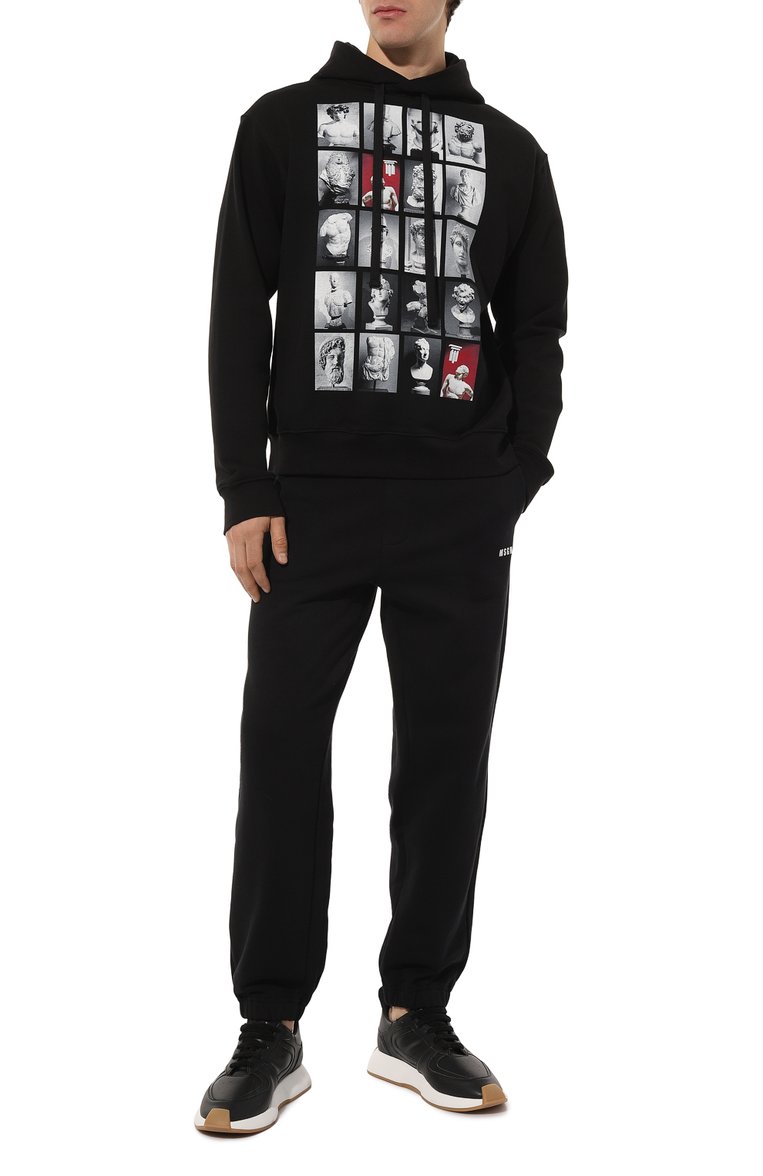 Хлопковое худи DIEGO VENTURINO, арт. D3S3FLHTBC, фото 2