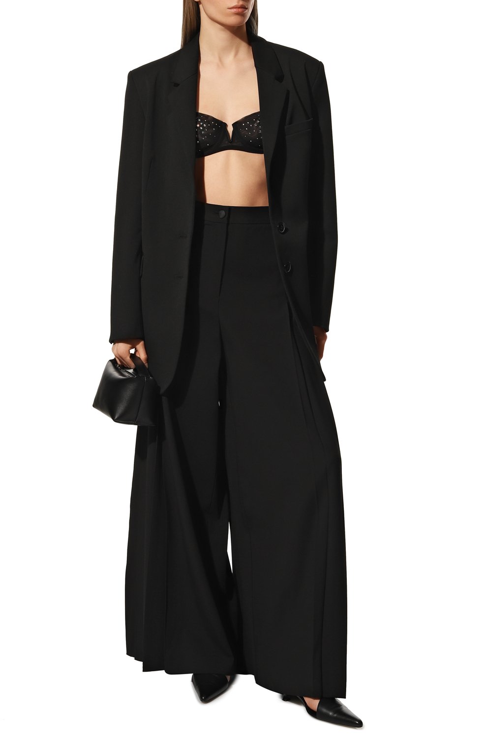 Шерстяные брюки DOLCE & GABBANA черного цвета по цене 124500 руб., арт. FTBYPT/FUBAJ, фото 2 Шерстяные брюки DOLCE & GABBANA, арт. FTBYPT/FUBAJ, фото 2