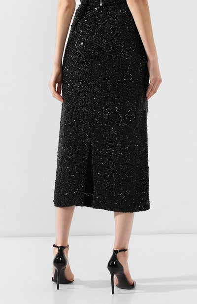 Юбка с пайетками DRIES VAN NOTEN черного цвета по цене 184500 руб., арт. 191-10831-7312, фото 4 Юбка с пайетками DRIES VAN NOTEN, арт. 191-10831-7312, фото 4