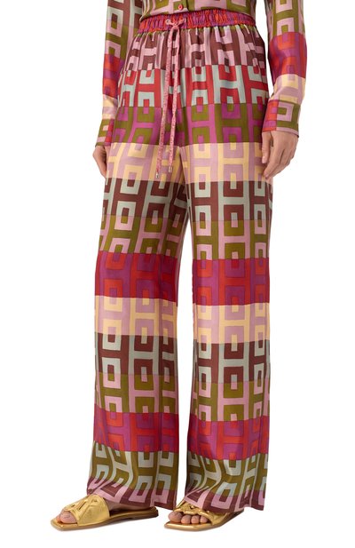 Шелковые брюки LORENA ANTONIAZZI, арт. P2565PA31A/4886, фото 3