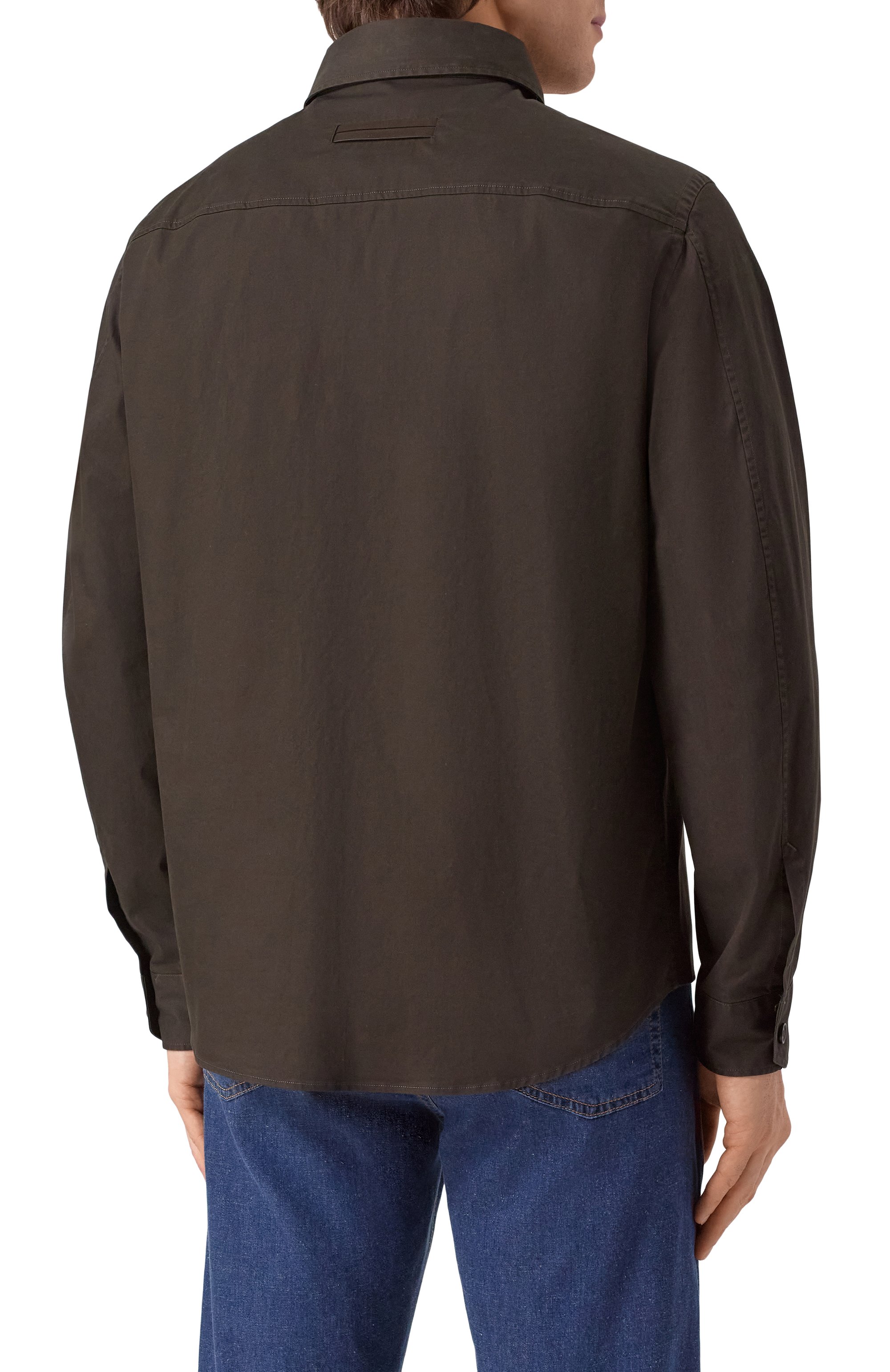 Хлопковая рубашка ZEGNA, арт. S0T8B/UFV16A9, фото 4