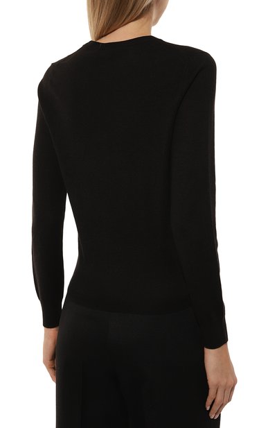 Пуловер из шерсти и шелка BEATRICE .B черного цвета по цене 23950 руб., арт. 24FA8659/VIJA, фото 4 Пуловер из шерсти и шелка BEATRICE .B, арт. 24FA8659/VIJA, фото 4