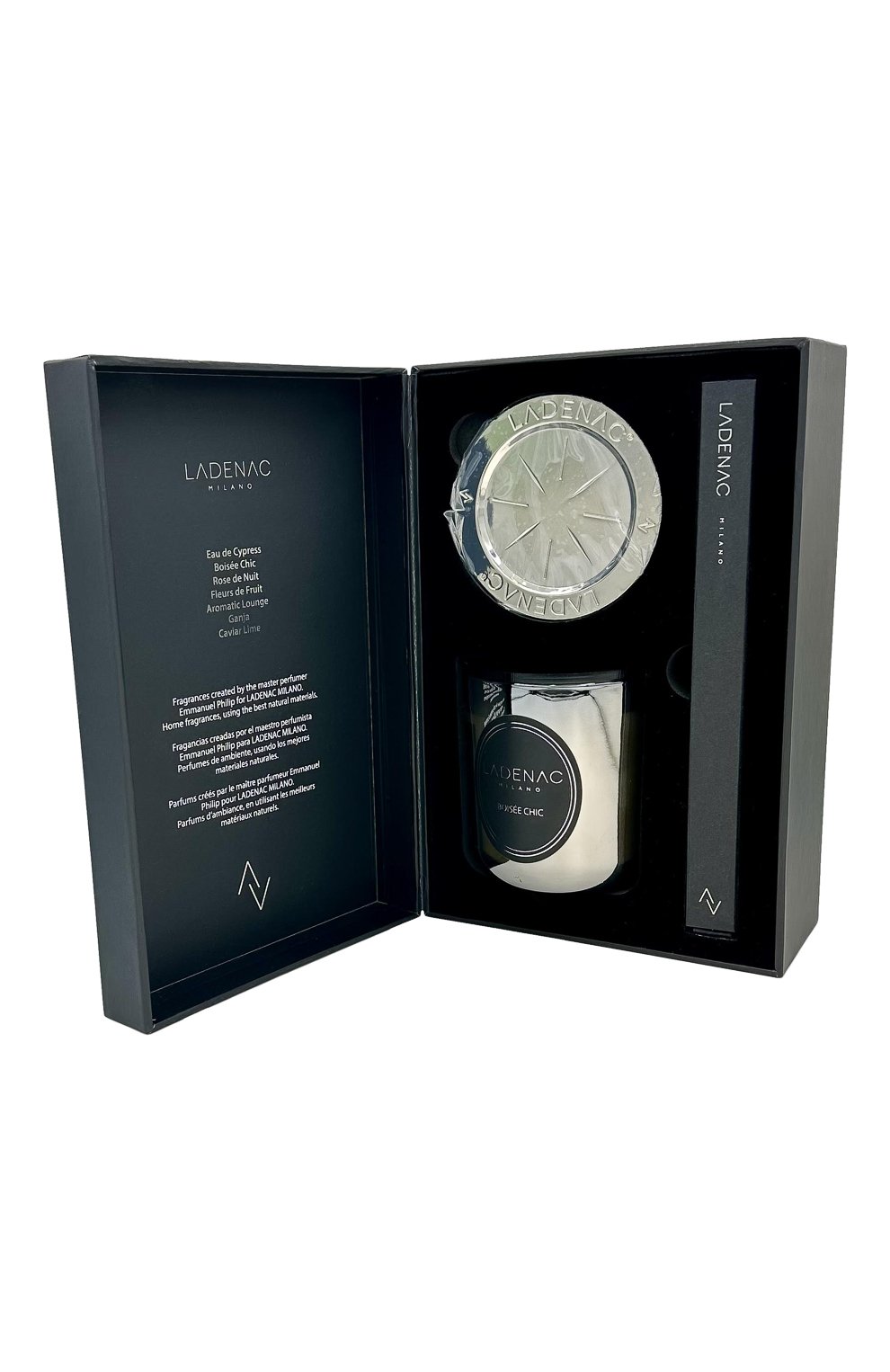 Свеча urban senses lead grey boisee chic (200g) LADENAC MILANO, арт. 8411299000275, фото 2