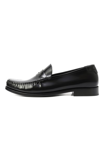 Кожаные пенни-лоферы le loafer SAINT LAURENT, арт. 670231/AAA7R, фото 4