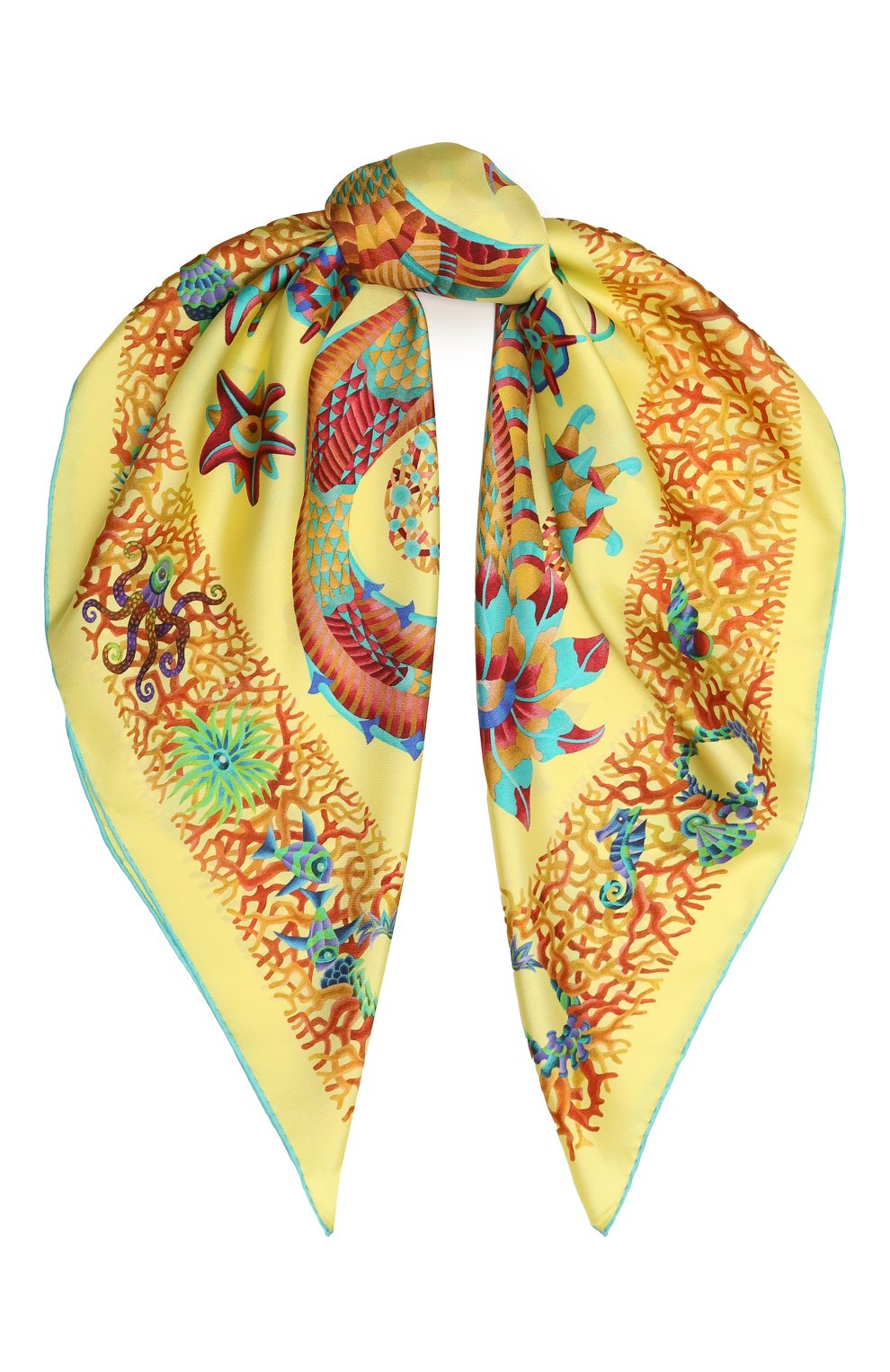 Шелковый платок mermaid KIRILL OVCHINNIKOV, арт. 90\M, фото 1