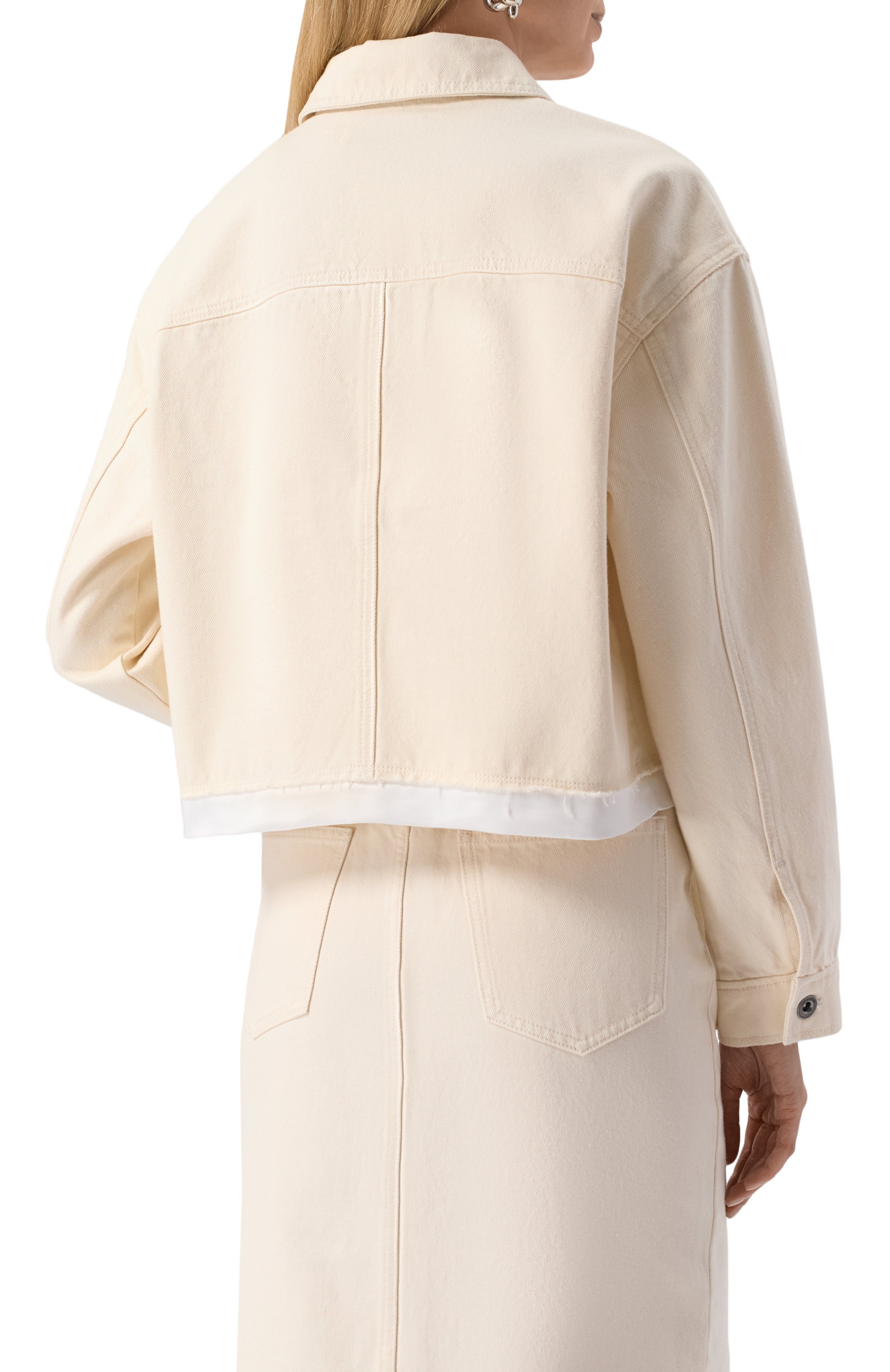 Джинсовая рубашка SELF-PORTRAIT, арт. SS25814TC, фото 4