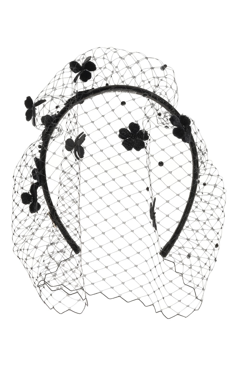 Вуаль с цветами из шелка PANFIL, арт. 0-vl-VL-Flw, фото 1