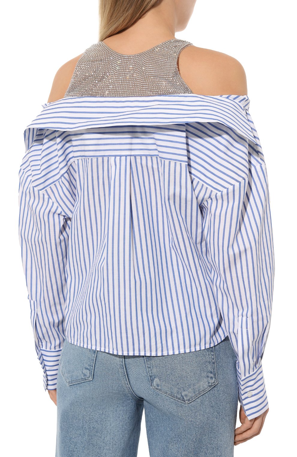 Хлопковая блузка GIUSEPPE DI MORABITO, арт. 02PST0221C 02280, фото 4