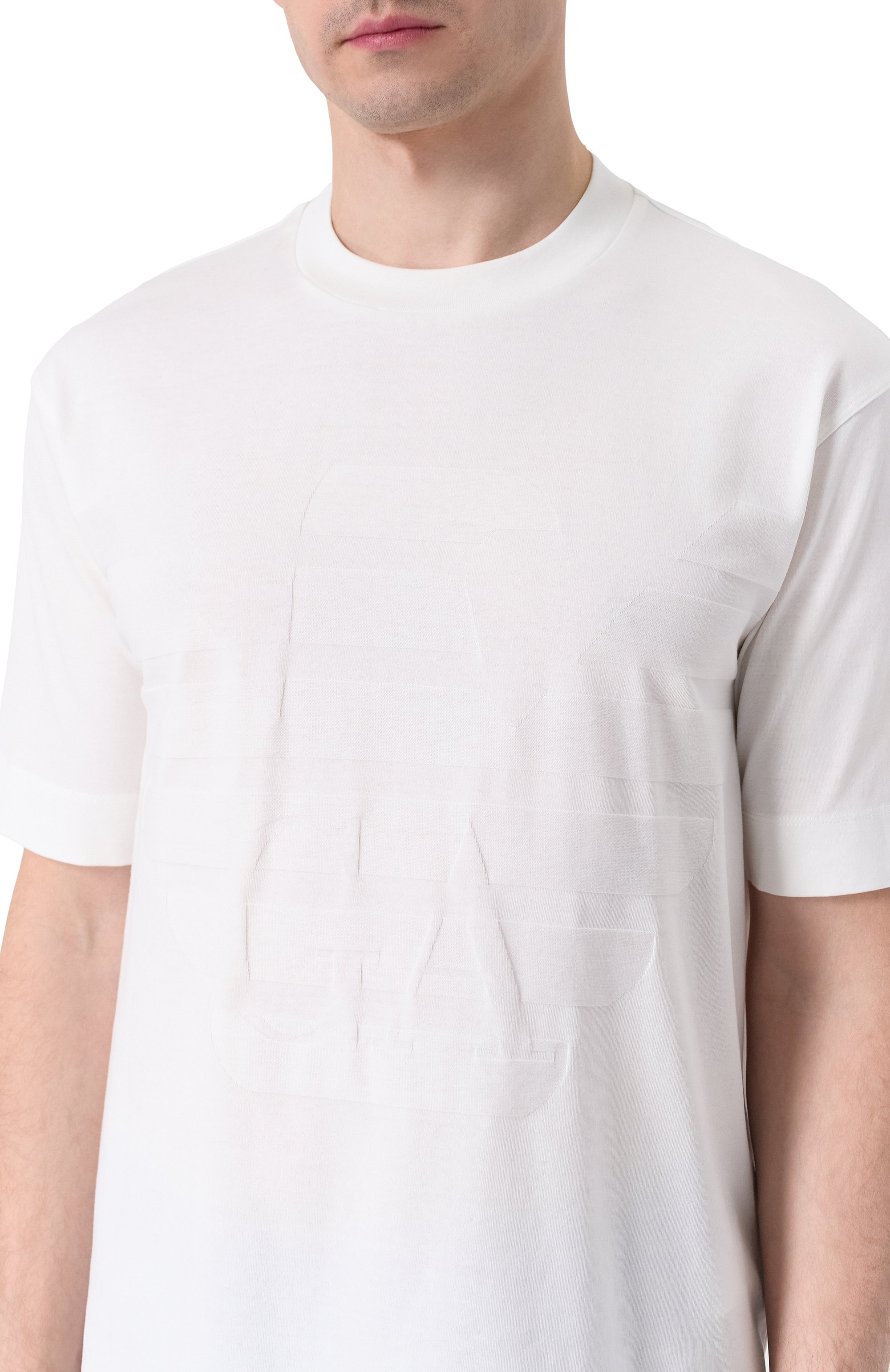 Хлопковая футболка EMPORIO ARMANI, арт. EM000943/AF10762, фото 5