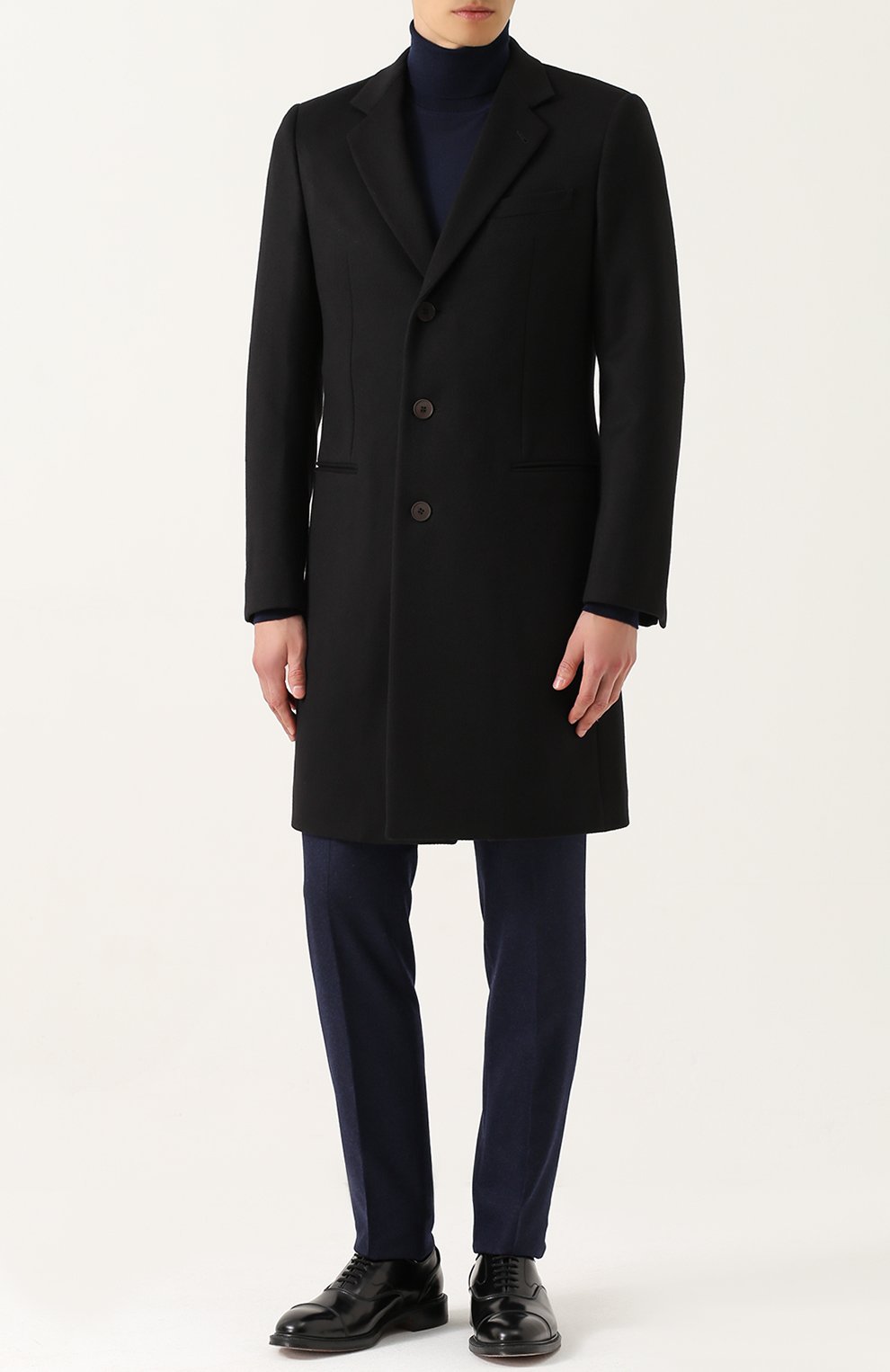 Однобортное кашемировое пальто GIORGIO ARMANI, арт. ZSLG11/ZS315, фото 2