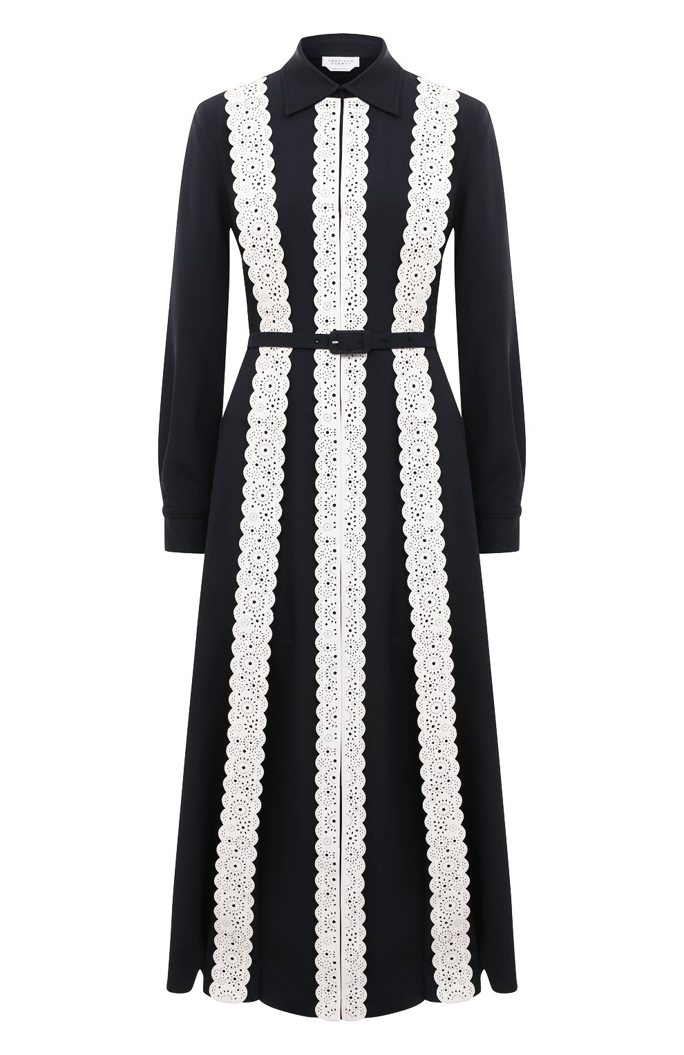 Шелковое платье GABRIELA HEARST черно-белого цвета по цене 457000 руб., арт. 321427 S042, фото 1 Шелковое платье GABRIELA HEARST, арт. 321427 S042, фото 1