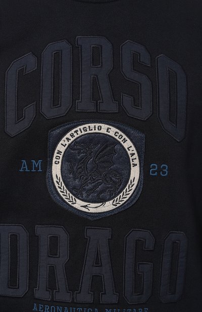 Хлопковый свитшот AERONAUTICA MILITARE, арт. 242FE1927F511, фото 5